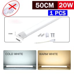 Led Bar Light Profile 10W 20W Led Strip T5 Tube Kitchen Indoor Lighting 30cm 50cm Wall Lamp Lights for Kitchen Cabinet AC85-265V