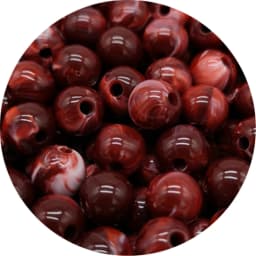 6 8 10 mm Imitation Stone Round Acrylic Beads Clouds Effect Garment Accessory