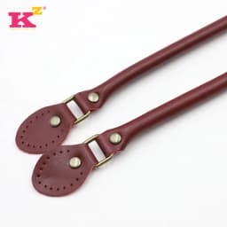 2pcs/lot 50cm Genuine Leather Bag Strap DIY Handmade Handles for Crossbody Replacement Shoulder Handbag Wallet Handle