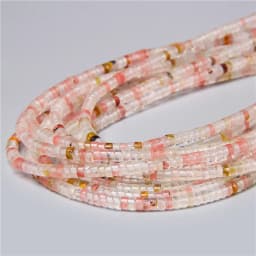 4x2mm Natural Flat Disc Round Stone Crystal Jades Spacer Beads Charm Jewelry Making Handmade Bracelet Necklace Earring Accessory