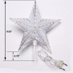 LED Five-pointed Star Christmas Tree Top Light 220V EU Plug New Year Decoration Garland Fairy Light for Party Wedding Xmas Decor