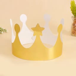 30/10Pcs Gold Silver Birthday Party Hats Paper Crown Kids Birthday Party Supplies Party Crown Hat Cap Celebration Wedding Decor