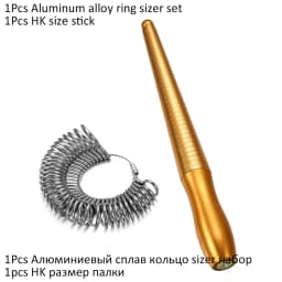 Professional Ring Enlarger Stick Mandrel Handle Hammers Ring Sizer Finger Measuring Stick For DIY Jewelry Making Measuring Tools