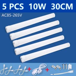 Led Bar Light Profile 10W 20W Led Strip T5 Tube Kitchen Indoor Lighting 30cm 50cm Wall Lamp Lights for Kitchen Cabinet AC85-265V