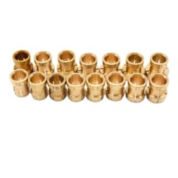 15PCS Ring Brass Collets Diameter 14.5 to 21.5mm Ring Setter Ball Clamp Accessories Tools for Jewelry