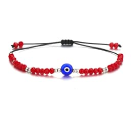 Turkish Evil Eye Bracelet Sets Colorful Crystal Resin Bead Rope Chain Eyes Lucky Couple Male Bracelets for Women Charm Jewelry