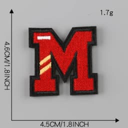 A-Z Letter Patches on Clothes magic paste Patch Military Biker Embroidery Clothing Sticker Applique 26pc Alphabet Diy Logo Brand