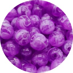 6 8 10 mm Imitation Stone Round Acrylic Beads Clouds Effect Garment Accessory