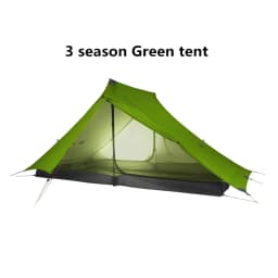 3F UL GEAR LanShan 2 Pro 2 Person Outdoor Ultralight Camping Tent 3 Season Professional 20D Nylon Both Sides Silicon Tent