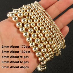 9K Gold Color Hematite Square Heart Round Shape Natural Beads Loose Stone Beads For Jewelry Making DIY Bracelet Necklace 15inch
