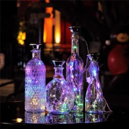 2M 20LEDs Solar Wine Bottle Light Waterproof Wedding Cork String Lights Christmas Decor Fairy Light For Home Party Decoration