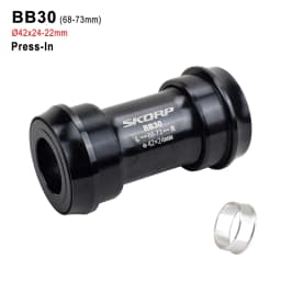 MTB Road Bike Bottom Brackets BB30 BSA30 PF30 BB386 46/42x22 24 30mm Sealed Bearing Mountain Bicycle BB Sets Central Axis