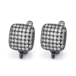 New DIY Earrings Clasps Hooks for Woman Handmade Jewelry Making Accessories Gold Color Brass Zircon Earrings Hook