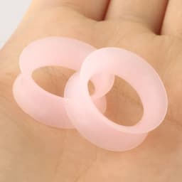 2pcs Silicone Flexible Ear Flesh Tunnel Plug Piercing Mixed Color Earlet Gauges Expansion Piercing Fashion Jewelry 6MM-25MM