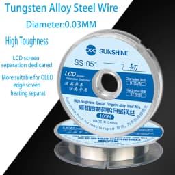 SUNSHINE SS-007 007D Flying Line Jump Wire 0.007mm 0.01mm For Mobile Phone CPU Fingerprint Touch Dedicated Repair Line SS-051