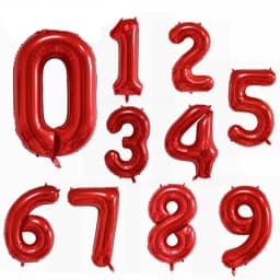 30 40 Inch Birthday Number Balloons Big Rose Gold Silver Figure Foil Balloon Wedding Baby Birthday Party Decoration Kid Globos