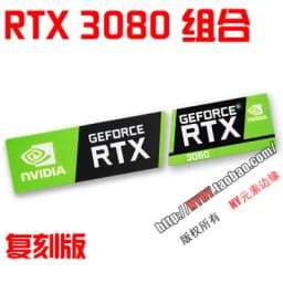 Original RTX 3090TI 3080TI 3070 3060 Desktop Sticker Laptop Graphics Card Label