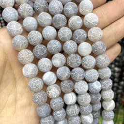 4 6 8 10 MM Natural Colorful Agates Round Loose Stone Beads For Jewelry Making Charm Diy Bracelet Necklace Earrings Material