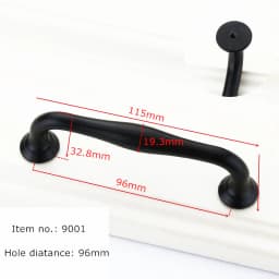 Black Handles for Furniture Cabinet Knobs and Handles Kitchen Handles Drawer Knobs Cabinet Pulls Cupboard Handles Knobs