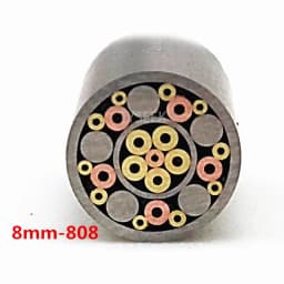 8mm Mosaic Pin Rivets for Knife Handle Screw Decorate 21 Kinds Design Exquisite Style Length 9cm