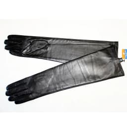 Women's Super Long Sheepskin Gloves Leather Touch Screen Elbow Length with Thin Silk Spring Autumn Thick Velvet Lining Arm Sets