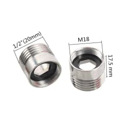 3/4" Female Thread To 1/2" Male Thread Brass Connector Water Gun Adapter Faucet Tap Accessories Garden Hose Repair Pipe Fittings