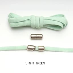 New Flat No Tie Shoelaces Elastic Metal Lock Shoe laces Special Creative Kids Adult Unisex Sneakers Shoelace Fast Lazy Laces