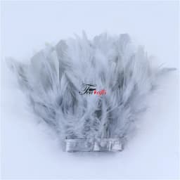 Fluffy Marabou Turkey Feathers Trims DIY Needlework Plumes On Ribbon Wedding Dress Accessories Decorative Feathers For Crafts