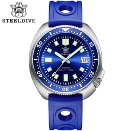 Steeldive Brand SD1970 Tuna Dive Watch 200m Waterproof Sapphire Crystal NH35 Automatic Mechanical Stainless Steel Men's Watch