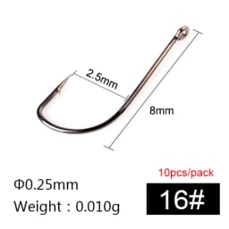 FTK Long Shank SODE Fishing Hook 5#-16# Fish Hooks High Carbon Steel Sharp Barbed Offset Narrow Bait Hook