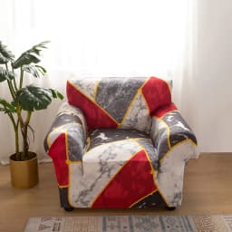 string printed sofa chair slipcovers armchair decoration elastic spandex for living room sofa cover stretch floral printed