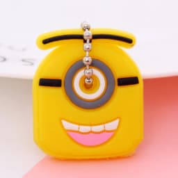 Cute Small Key Chain Pendant Key Cartoon Key Case Lovely Silicone Protective Cute Cover For Key Control Dust Cover Holder Decor