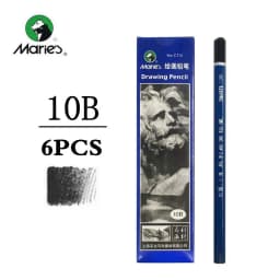 Maries Professional Sketch Pencil Drawing HB 2H B 2B 3B 4B 5B 6B 7B 8B 10B 12B 14B Soft Medium Hard Charcoal Art Stationery