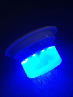 Remote Controlled Rechargeable RGB Light Base Waterproof 5050SMD LED Module Hanging 16 Colors Furniture Mood Light Under Table