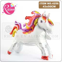 Unique Stand steadily Unicorn Birthday Party Decorations Supplies Wedding Engagement Children's Day Foil Unicorn Balloons globos