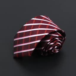 New Men's Ties Solid Color 7cm Jacquard Luxury Necktie Accessories Simplicity For Daily Wear Cravat Wedding Party Gift For Man