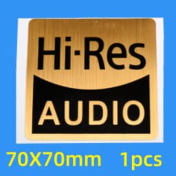 4K HDR Small Gold Label HD 8K Digital Video Player Displays Decorative Faith Stickers Spot DIY