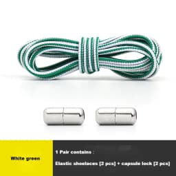 Colourful No Tie Shoe laces Round Shoelaces for Sneakers Elastic Laces without ties Kids Adult Quick Shoe lace Rubber Bands
