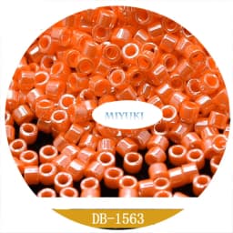 Japan Miyuki Delica Beads DB-1562 18-Color Solid Color Pearly Lustre Series 5G Beads for Jewelry Making