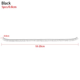 5Pcs 20cm 3 Colors Eye Lash DIY Kids Doll False Eyelashes Dolls Accessories Black Brown Tawny Children Toy Decoration