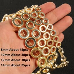9K Gold Color Hematite Square Heart Round Shape Natural Beads Loose Stone Beads For Jewelry Making DIY Bracelet Necklace 15inch