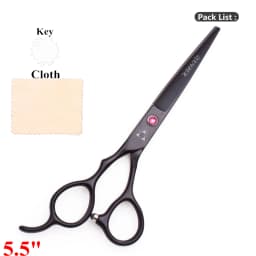 5.5 6.0 Hair Scissors For Left Hand Japan 440C Professional Hairdressing Barbers Cutting Set Thinning Shears Hairdresser B8001