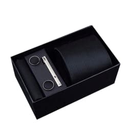 Top Quality 7.5 cm Business Ties Hanky Cufflink Set Tie Clips Green Necktie Corbatas For Men Wedding In Gift Box Slim Gravatas