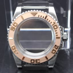 40mm Cases Men's Watch Ceramic Bezel Sapphire Glass Fit NH35 NH36 ETA 2824 Miyota 8215 Movement 28.5mm Dial Submariner Parts