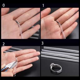 10PCS 10cm Invisible Spiral Based Ring Sizer Adjuster Guard Insert Tightener Reducer Resizing Fitter Jewelry Tools For Any Rings