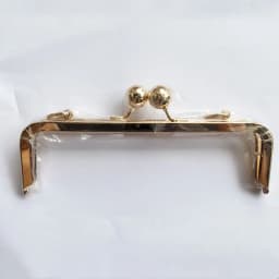 20cm High Quality Screw Metal Purse Frame Big Ball Clasp Chain Hook Bag DIY Parts Handmade Craft Bag Replacment Accessories