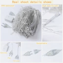 4M-12M LED Icicle String Lights Fairy Curtain Birthday Lights Garland For Outdoor Garden Party Home Street 2025 New Year Decor