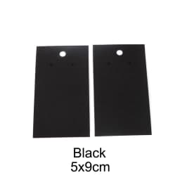 50pcs Earrings Necklaces Display Card Cardboard Earring Packaging Hang Tag Card Ear Studs White Paper Card Jewelry DIY Wholesale