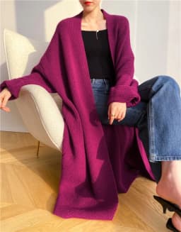 LMQ NEW 2020 Fall Winter Women Long Warm Wild Loose Knitted Cardigan Ladies Elegant Oversize Sweaters Fashion Thick Coat