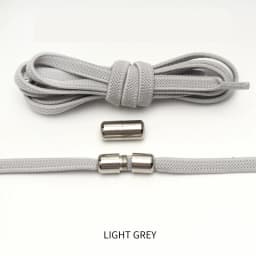 New Flat No Tie Shoelaces Elastic Metal Lock Shoe laces Special Creative Kids Adult Unisex Sneakers Shoelace Fast Lazy Laces